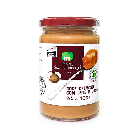 Creamy Dessert with Milk and Coconut São Lourenço 400g