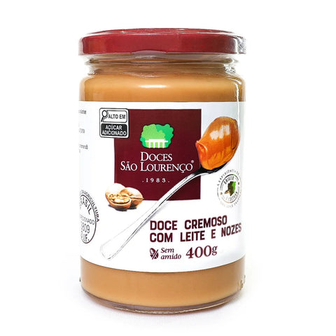 Creamy Dessert with Milk and Walnuts São Lourenço 400g