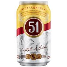 Cachaça Adoçada 51 Lata 350ml