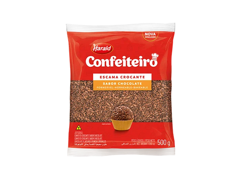 Escama Crocante Confeiteiro sabor Chocolate 500g