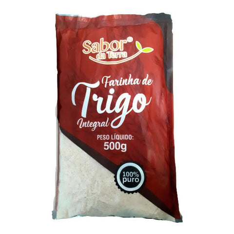 Farinha de Trigo Integral Sabor da Terra 500g - MEUBRASILONLINE