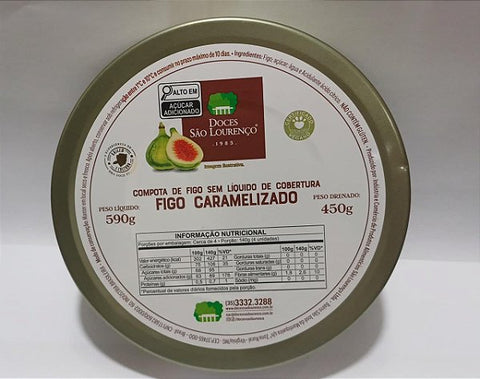 Figo Caramelizado São Lourenço 590g