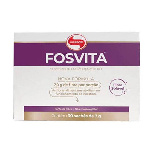 Frutooligossacarídeos Fosvita Vitafor 30 Sachês De 7g - MEUBRASILONLINE