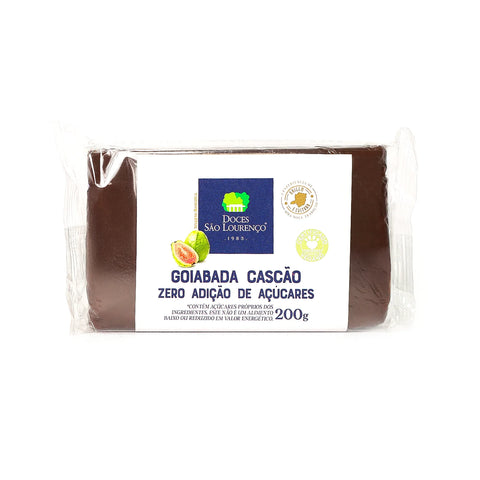 Guava Paste with Sugar, Zero Sugar, São Lourenço, 200g