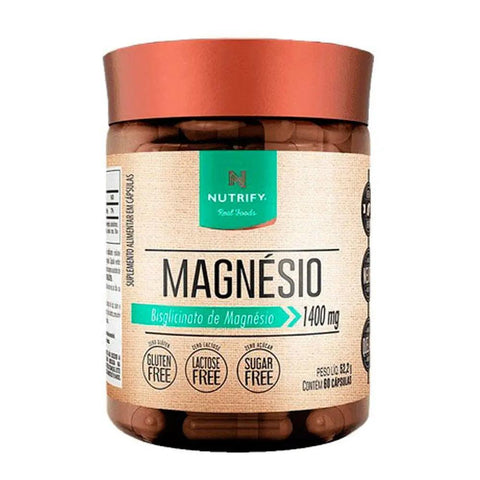 Magnésio Nutrify 60 caps - MEUBRASILONLINE