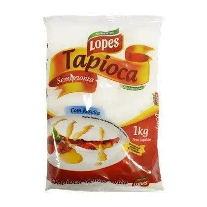 MASSA SEMI-PRONTA PARA TAPIOCA | 1KG | LOPES - MEUBRASILONLINE