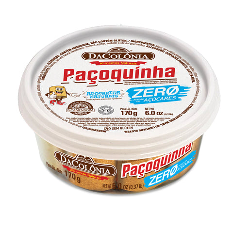 Paçoca Rolha Zero 170g DaColônia