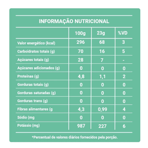 Paraibuna Sugar-Free Banana Snack Packet 200g