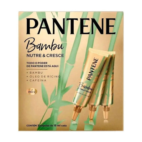 PANTENE AMPOLA KIT 3UN BAMBU/NUTRICAO - MEUBRASILONLINE