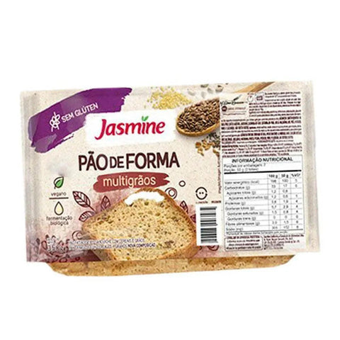 Pão Sem Glúten Multigrãos Jasmine 350g - MEUBRASILONLINE