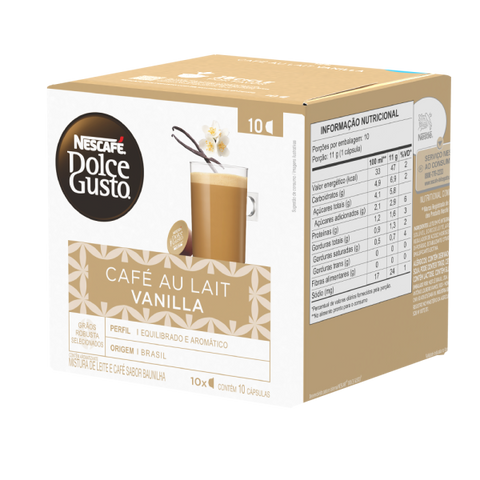 NESCAFÉ® DOLCE GUSTO Café Au Lait Vanilla - 10 Capsulas
