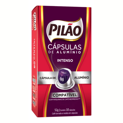 Café Pilão em Capsula - Intenso - Intensidade 8 - 52g