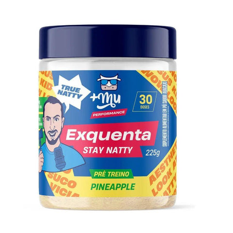 Pré-treino Exquenta Stay Natty Pineapple +Mu 225g - MEUBRASILONLINE