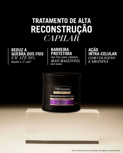 TRESemmé Reconstrução Intensa Máscara de Tratamento Colágeno e Arginina 400 G