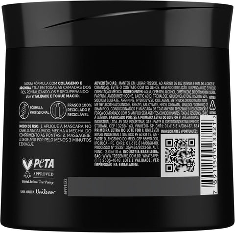 TRESemmé Reconstrução Intensa Máscara de Tratamento Colágeno e Arginina 400 G