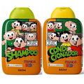 Shampoo e Condicionador Turma Mônica 2x260 ML - MEUBRASILONLINE