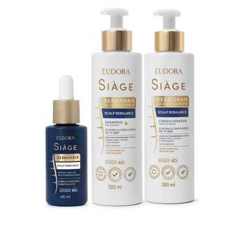 Combo Siàge Scalp Rebalance (3 itens)