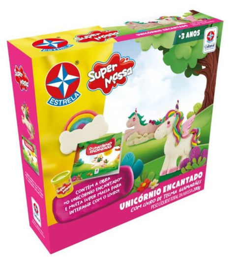 Super Massa Enchanted Unicorn with Book - Estrela