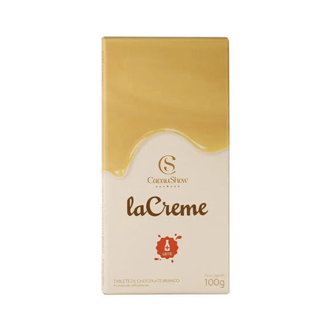 Tablete Cacaushow Lacreme Branco 100 Gr. - MEUBRASILONLINE