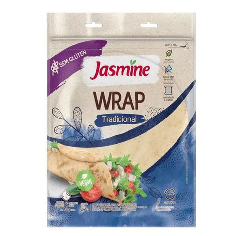 Wrap Tradicional Sem Glúten Jasmine 240g - MEUBRASILONLINE
