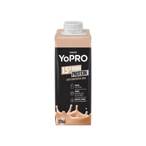 Yopro Bebida Láctea Uht Coco Com Batata Danone 250 Ml - MEUBRASILONLINE